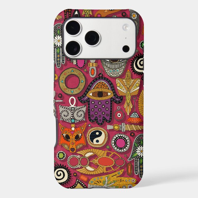 talismans pool viva magenta Case-Mate iPhone case (Back)