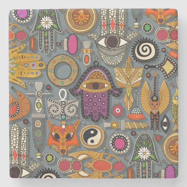 TALISMANS slate Coaster (Front)