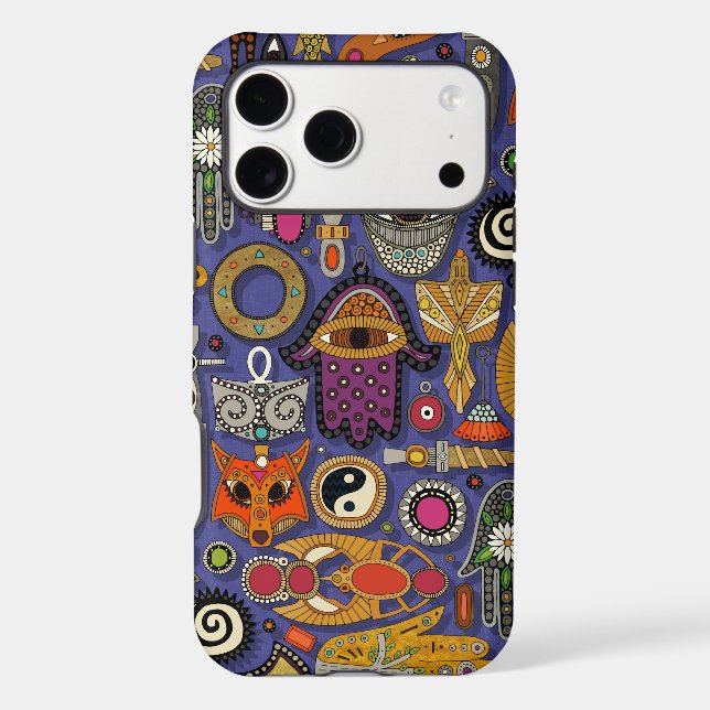 talismans violet blue Case-Mate iPhone case (Back)