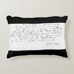 Talitha's Song lyrics Accent Pillow