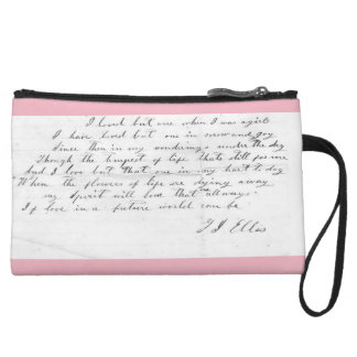 Talitha's Song lyrics Mini-Clutch Wristlet