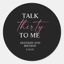 Talk 30 to Me Décor