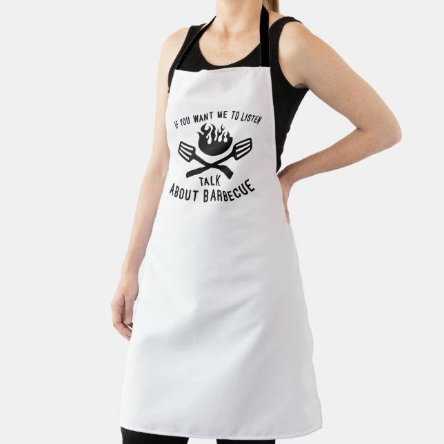Talk About Barbecue Apron (Insitu)