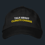 Talk About Climate Change Hat<br><div class="desc">Support CCL and raise awareness about addressing climate change while wearing this hat to all of your tabling and presentation events and around town!</div>