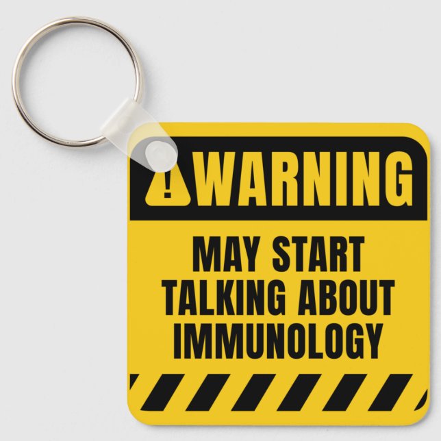 Talk about Immunology Keychain (Front)