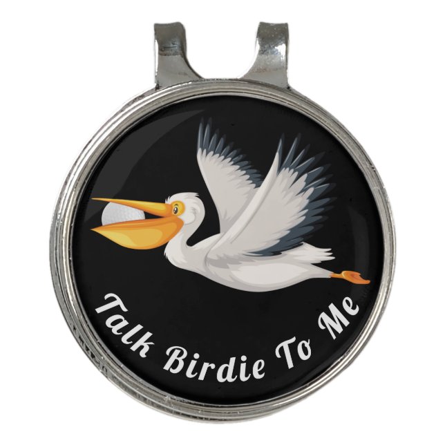 Talk Birdie Golf Hat Clip Ball Maker (Front)