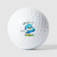 Talk birdie to me, Cute Bird Golfing