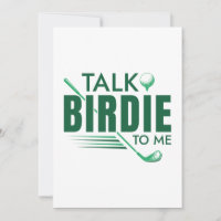 Talk Birdie To Me