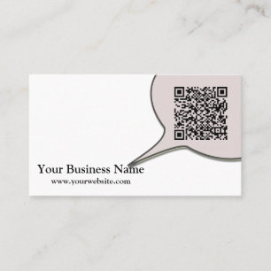 Talk Bubble Bioengineer Business Card