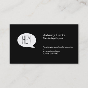 Talk Bubble Business Card