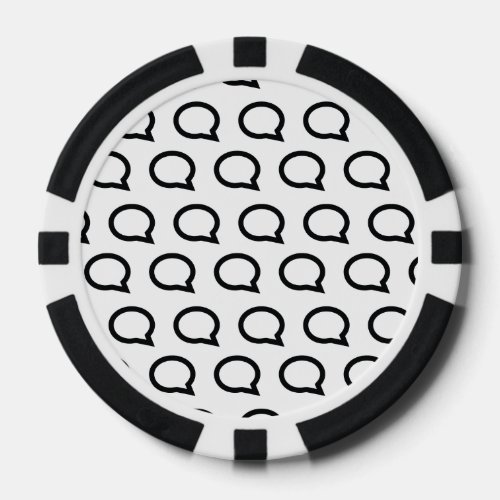 Talk Bubble Poker Chips