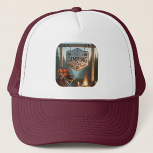 Talk Camping to Me – Campsite Trucker Hat Classic