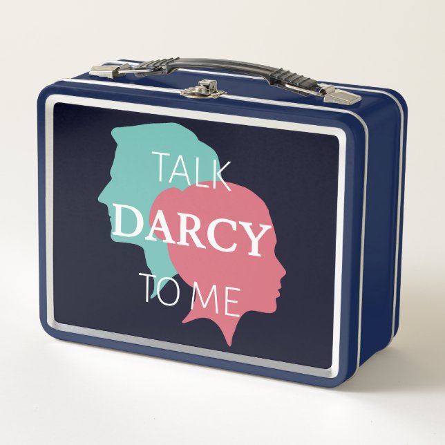 Talk Darcy To Me IV Metal Lunch Box (Front)