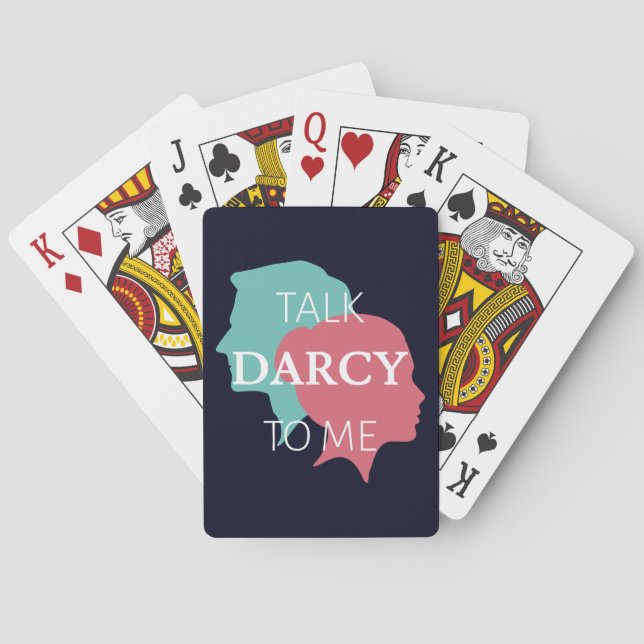 Talk Darcy To Me IV Poker Cards (Back)
