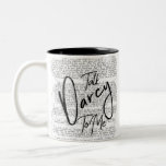 Talk Darcy To Me Two-Tone Coffee Mug<br><div class="desc">Reference to Mr Darcy,  the heartthrob  character in Jane Austen's Pride and Prejudice.</div>