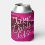 Talk Darty To Me Darts Aiming Fluid Hugger Can Cooler at Zazzle