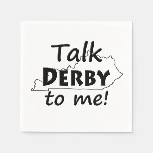 Talk Derby to me  Derby Horse Race Party Napkins
