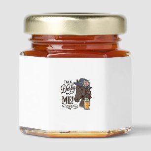 Talk Derby to Me Horse Vintage Engraving Shirt_1 Honey Jar Favors