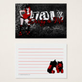 Talk Derby to Me Mini Note Cards (Front & Back)