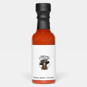 Talk Derby To Me Vintage Horse Hat Design Hot Sauces