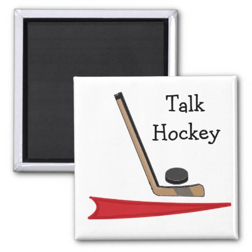 Talk Hockey Magnet