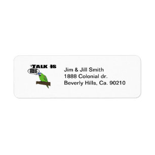 Talk Is Cheep Cheep Label