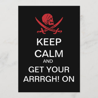 Talk Like A Pirate Day Party Invitations