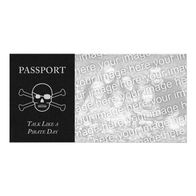 talk like a pirate day passport card (Front)