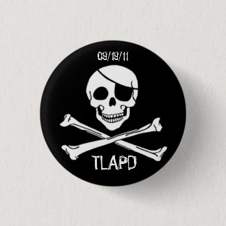 Talk Like a Pirate Day Round Button