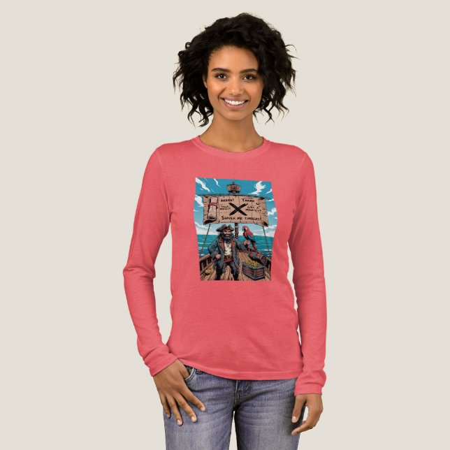  Talk Like a Pirate Day Tri-Blend Shirt (Full Front)