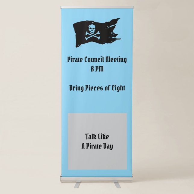 Talk Like a Pirate Day Vertical Banner (Front)