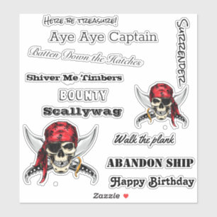 talk like a Pirate Legend Sticker