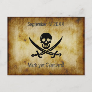 Talk Like a Pirate Party Invitation Postcard