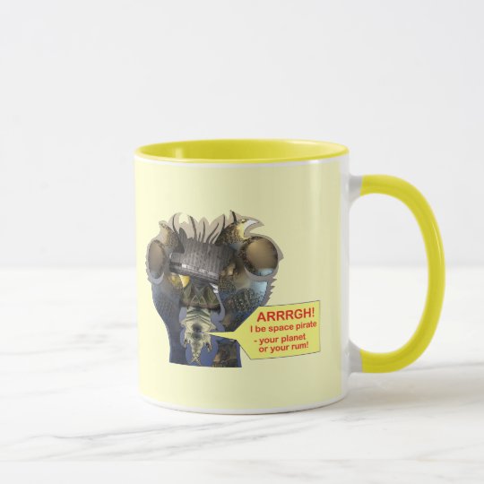 Talk like a space pirate mug