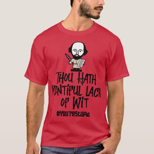 Talk Like William Shakespeare Day March T_Shirt
