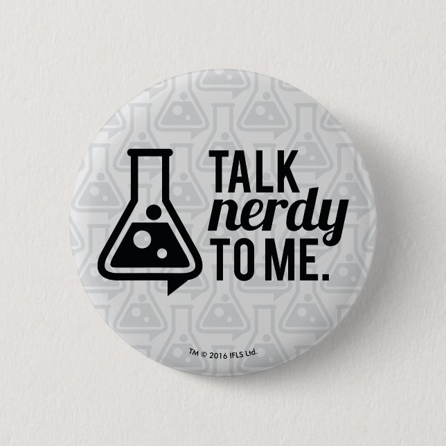 Talk Nerdy Button (Front)