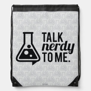 Talk Nerdy Drawstring Bag