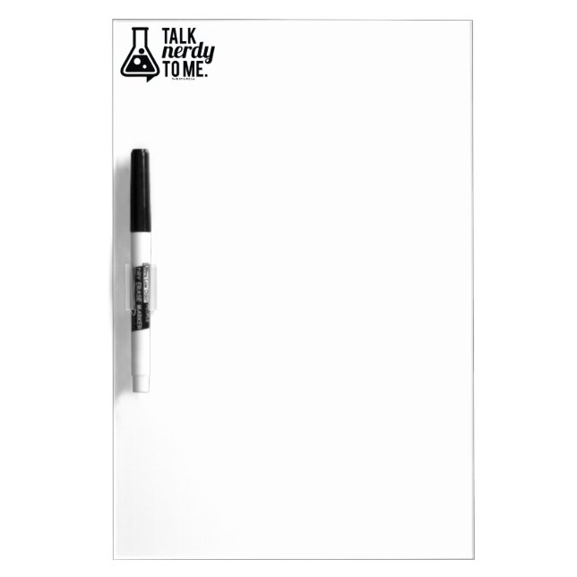 Talk Nerdy Dry-Erase Board (Front)