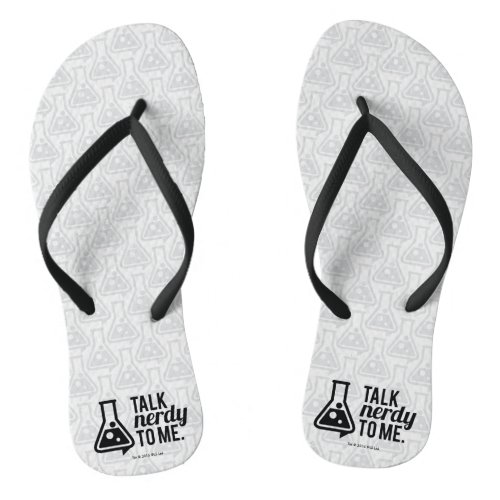 Talk Nerdy Flip Flops