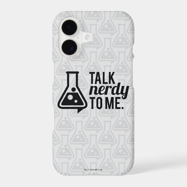 Talk Nerdy Iphone Case (Back)