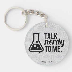 Talk Nerdy Keychain