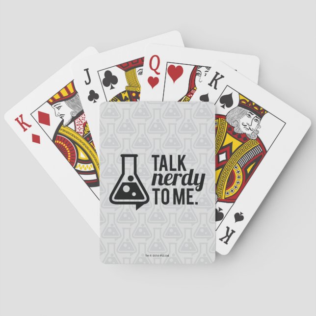 Talk Nerdy Poker Cards (Back)
