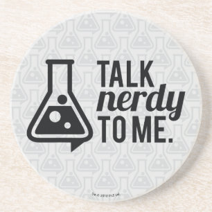 Talk Nerdy Sandstone Coaster