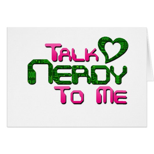 Talk Nerdy To Me Circuit Cards (Front Horizontal)