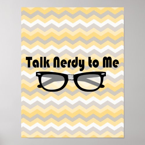 Talk Nerdy To Me Poster