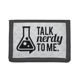 Talk Nerdy Tri-fold Wallet