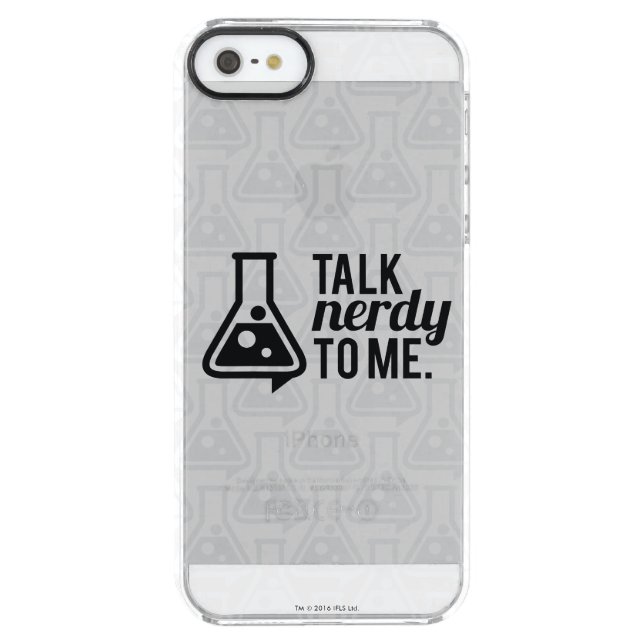 Talk Nerdy Uncommon iPhone Case (Back)