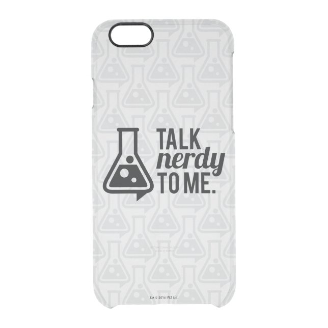 Talk Nerdy Uncommon iPhone Case (Back)