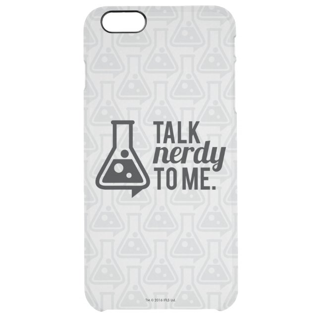 Talk Nerdy Uncommon iPhone Case (Back)