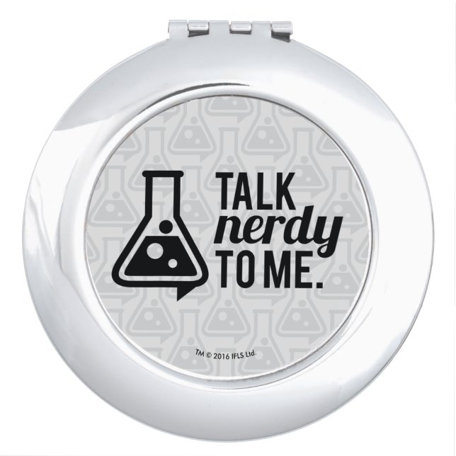 Talk Nerdy Vanity Mirror (Front)